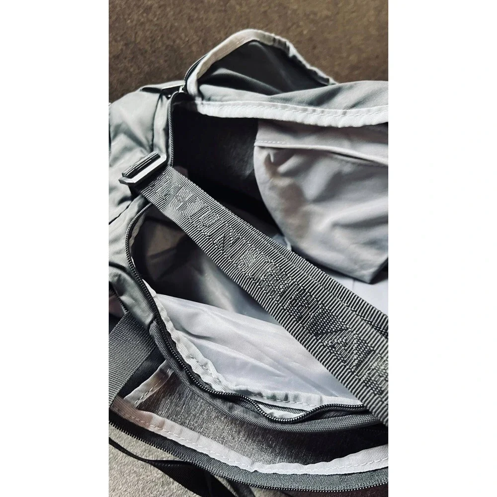 Under Armour Duffle Bag Unisex Black Gray Storm Water Resistant Gym Travel